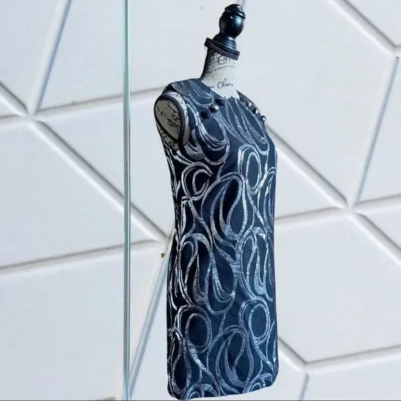 Original Milly button short sleeve shift dress - Picture 1 of 6